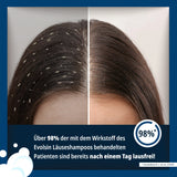 Evolsin Läuseshampoo Doppelpack mit 2 Läusekämmen für Erwachsene & Kinder