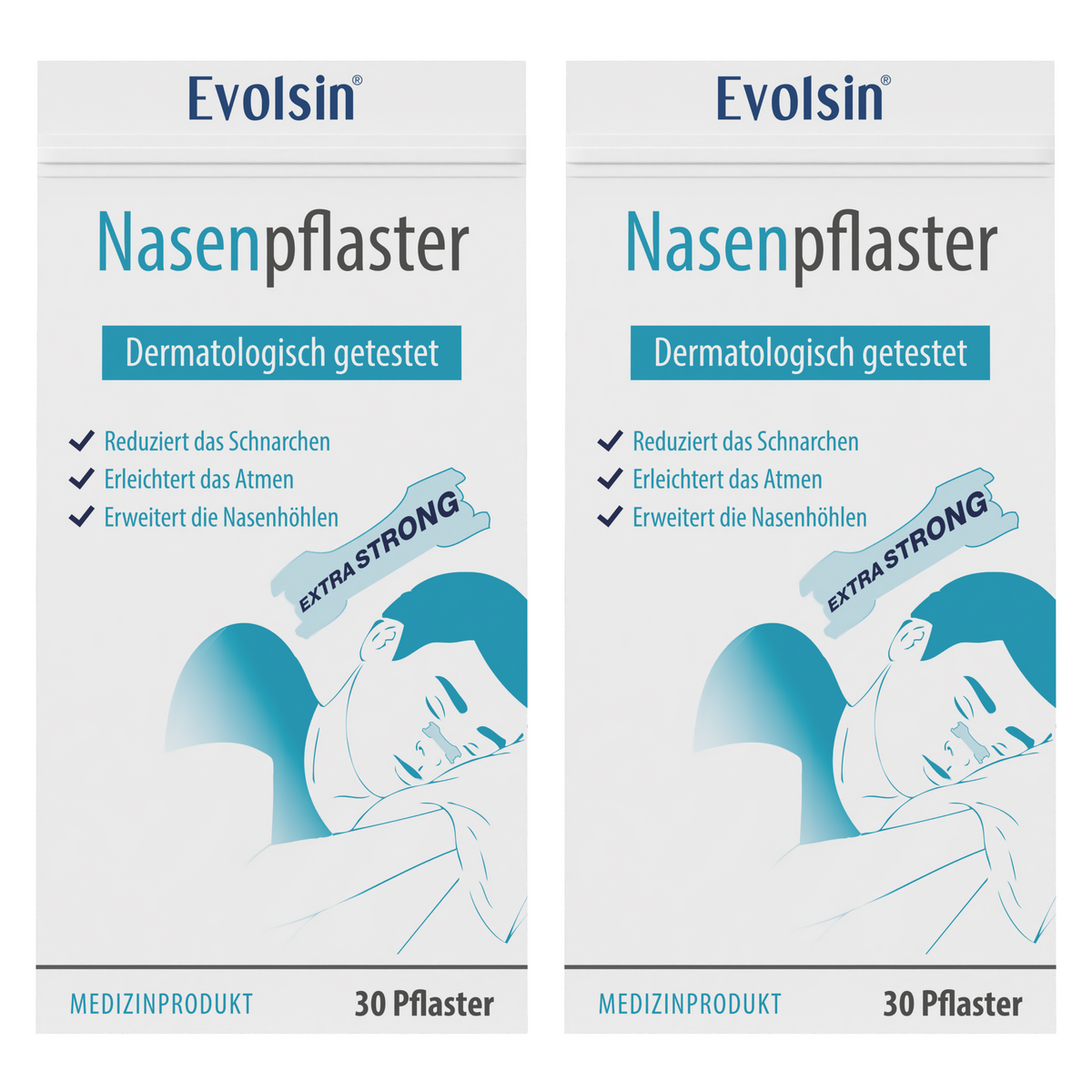 Anti Schnarch Nasenpflaster Doppelpack
