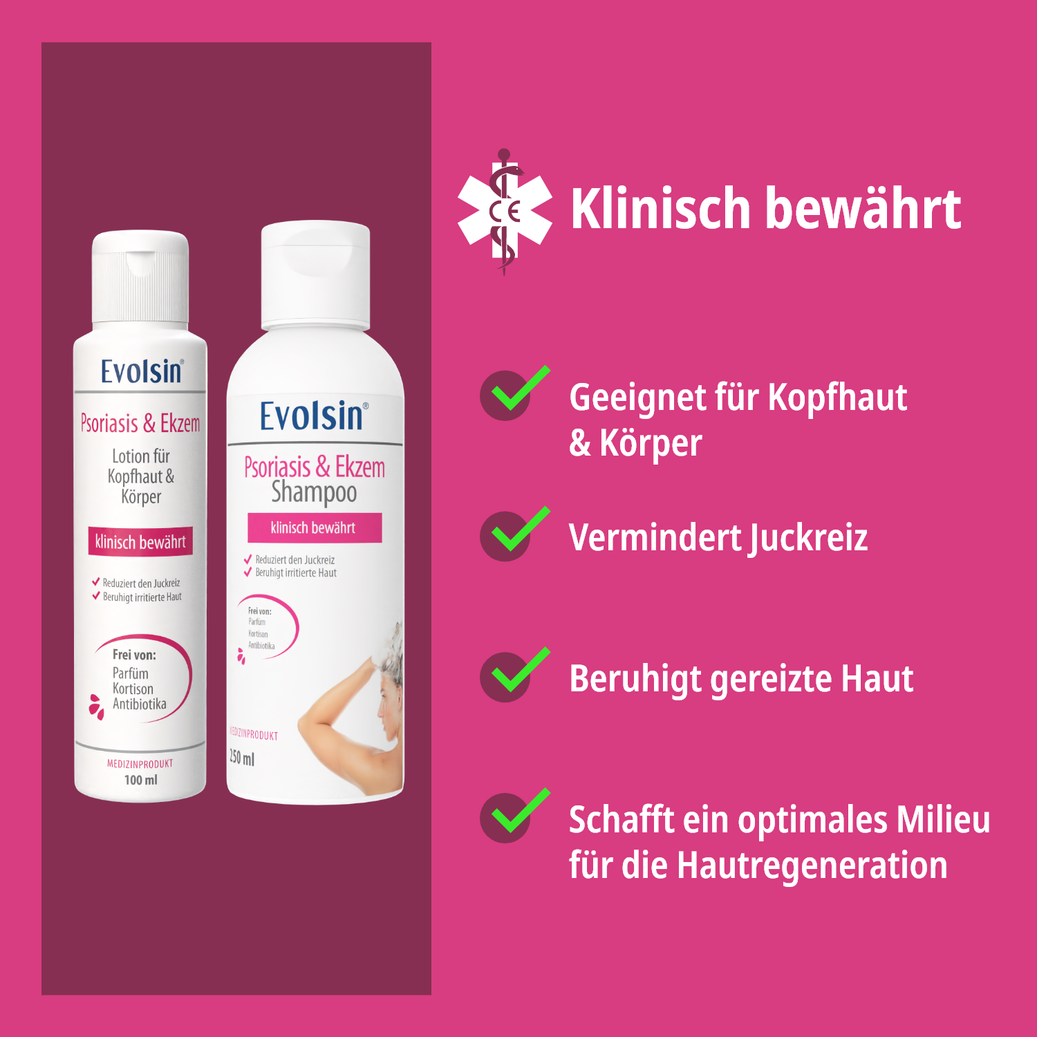 Ekzem & Neurodermitis Intensiv Bundle (Creme + Lotion + Shampoo)