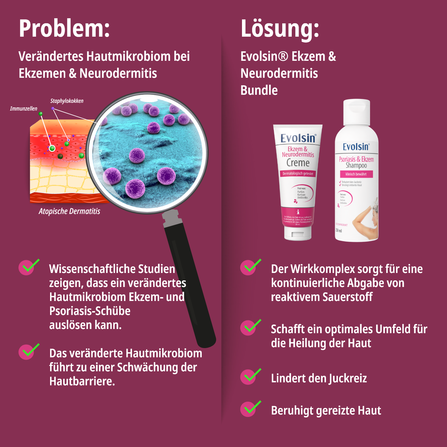Ekzem & Neurodermitis Intensiv Bundle (Creme + Lotion + Shampoo)