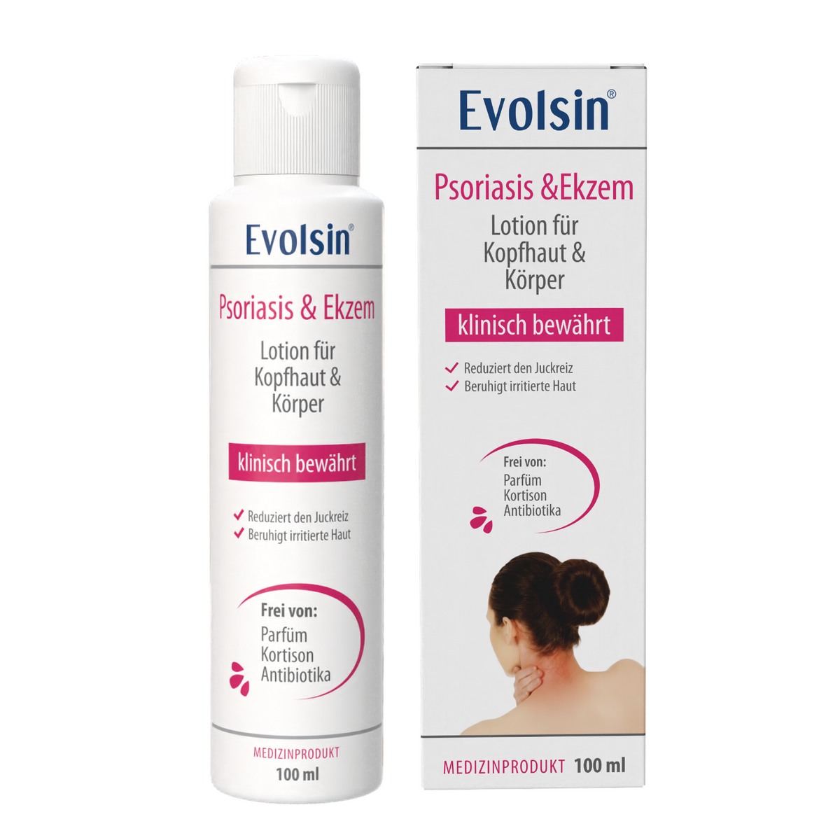 Psoriasis & Ekzem Lotion für Kopfhaut und Körper