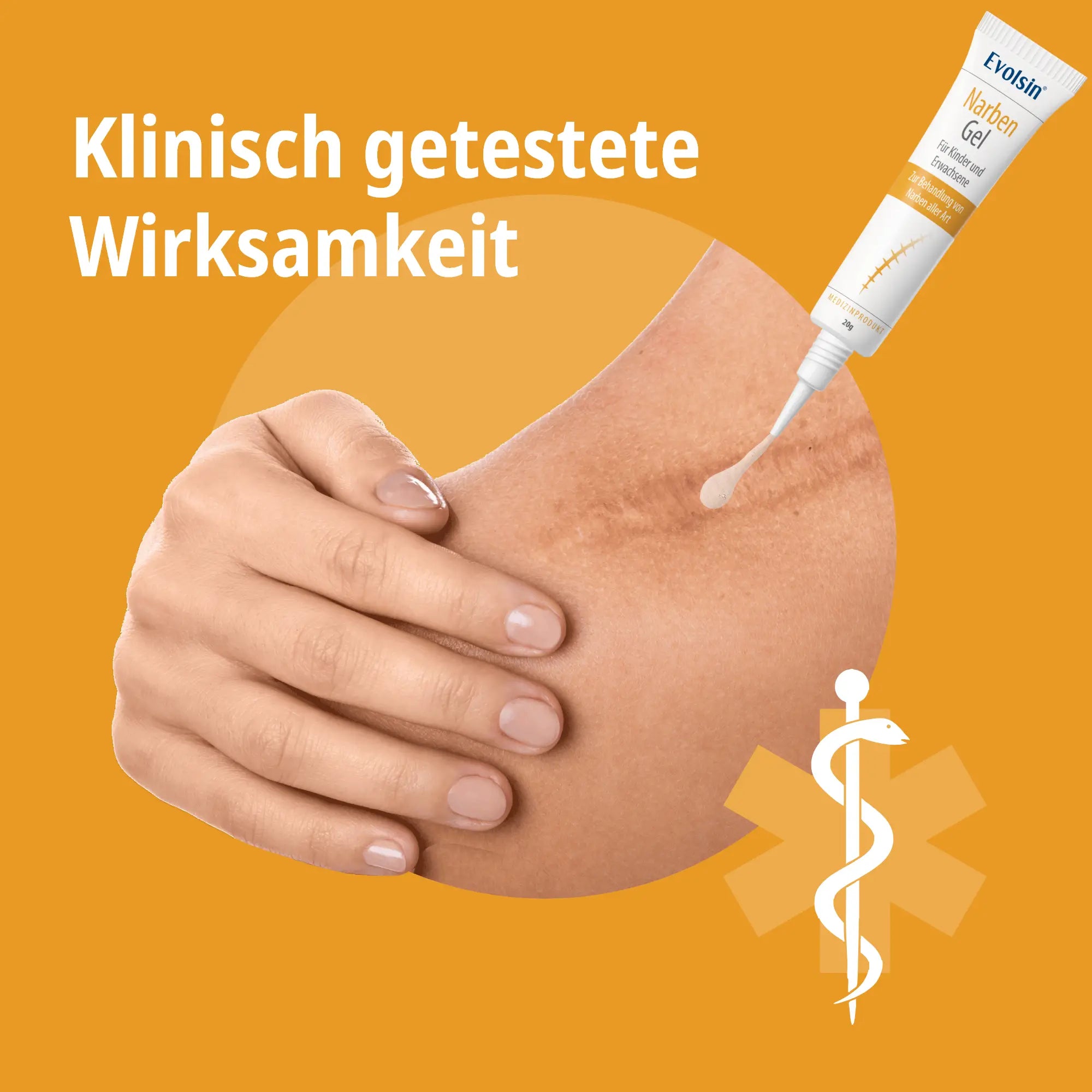 Evolsin Narben-Gel 20g für Kinder & Erwachsene