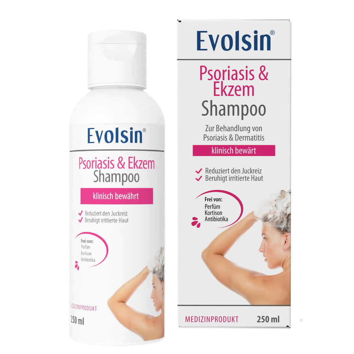 Psoriasis & Ekzem Shampoo für Kopfhaut & Körper